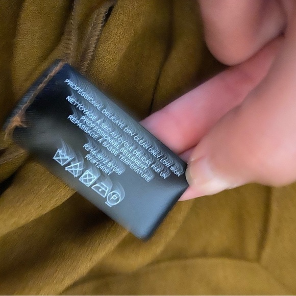 Proenza Schouler Women’s twist-detailing wrap dress Brown Size 12 NWT Crepe Midi - Picture 8 of 11